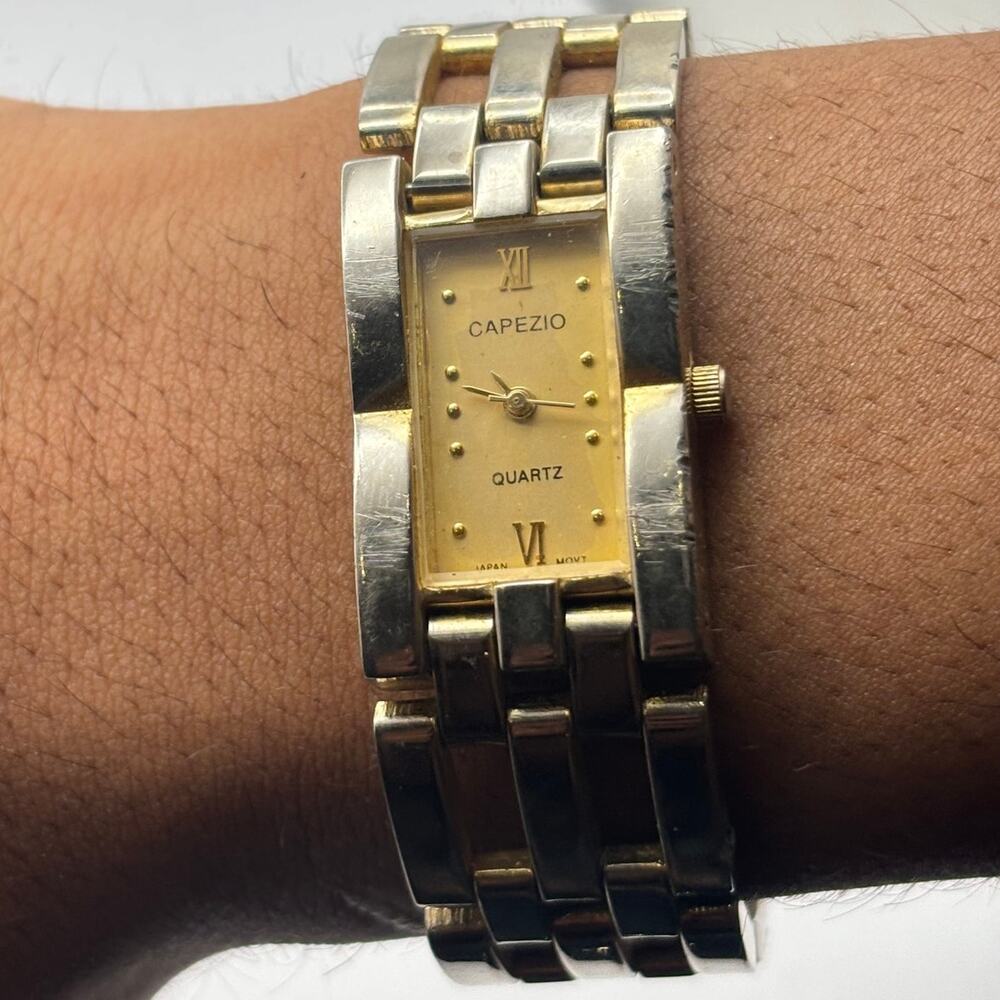 Silver & Gold Capezio Watch